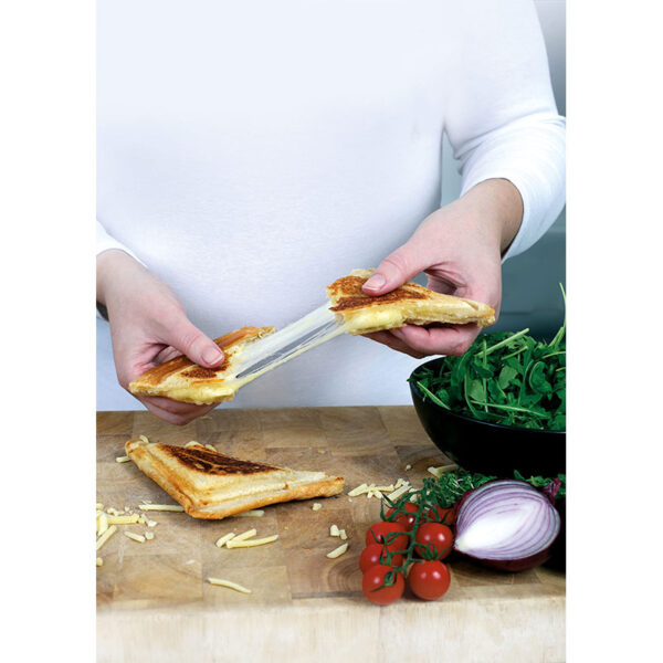 Kenwood Sandwich Maker 3 In 1 Sandwich Grill/Griddle Waffle 3 Sets Of Non Stick Multifunctional Plates For Grilling Toasted Sandwiches And Waffles Smm02.000Si