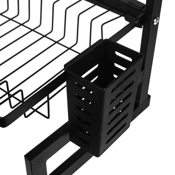 Nadstar Dish Rack Stainless Steel Kitchen Drying Rack Extendable Over The Sink Hp93-093