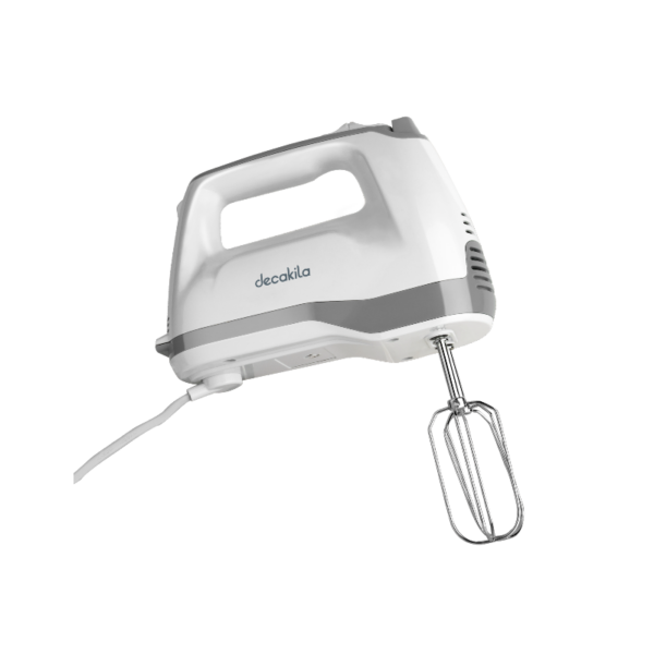 Decakila Hand Mixer 250W 6 Speed + Turbo 2 Attachments With Speed Control Knead Or Beat &Amp; Mix Kemx011W