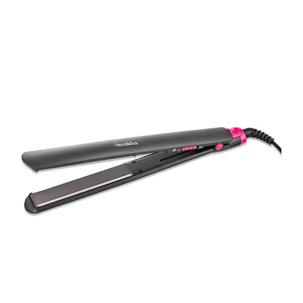 Decakila Hair Straightener 43W Ceramic Coating 2.5Cm Flat Iron Electric Temperature Control Heat Board Size: 10X2.5 Cm Kehs034B