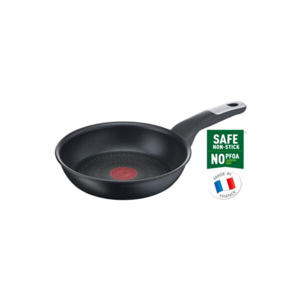 Tefal Unlimited Frypan 20Cm Titanium Non Stick Anti Scratch All Hobs Safe Non Stick G6 Unlimited Cast Aluminum G2550243