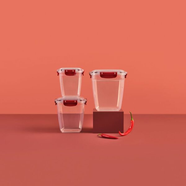 Dunya Plastic Container Rectangle 975Ml Master Rectangle 30843