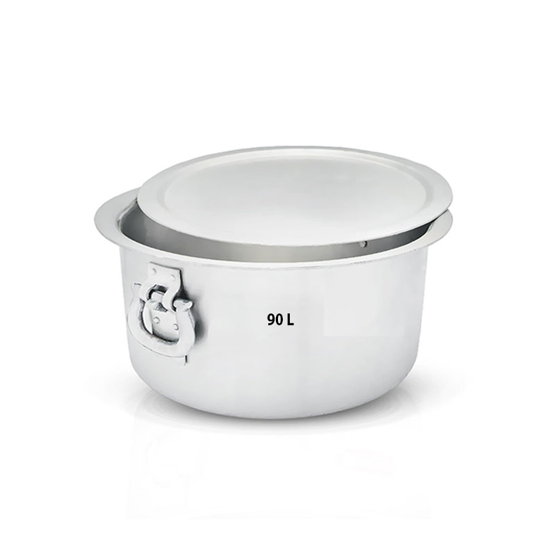 Nadstar Aluminium Sufuria 90L With Lid &Amp; Handle 11.5Kg Gauge 8 Aluminium Tapela  Patila With Handles Commercial Tope No.46