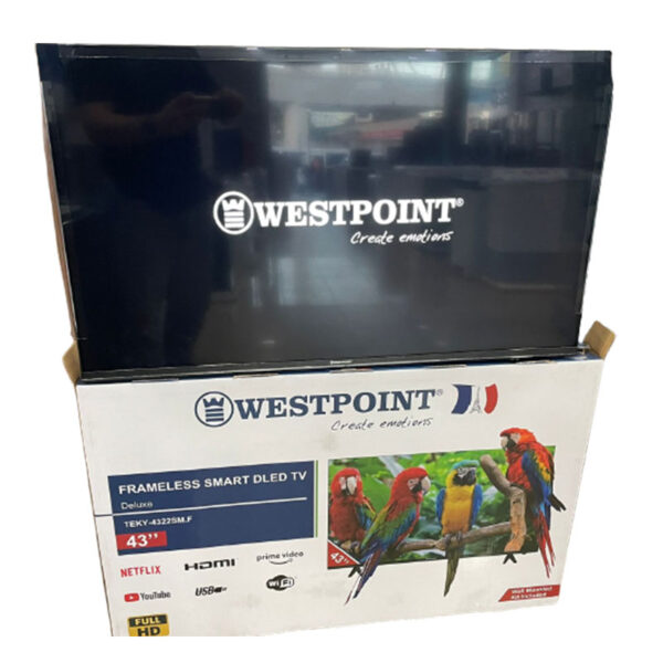 Westpoint 43&Quot; Dled Smart Tv Frameless Teky-4322Sm.f