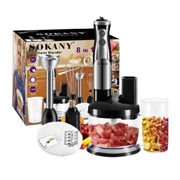 Sokany Food Processor 8In1 700W