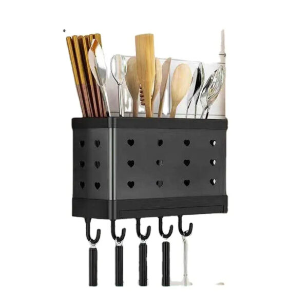 Nadstar Cutlery Set Holder Rack For Kitchen &Amp; Home Kitchen Wall Mount Hp12-200