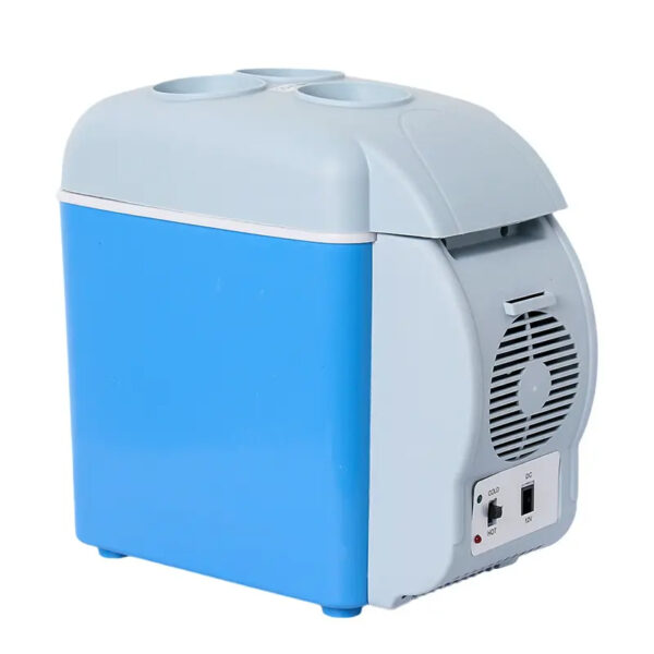 Electric Cooler And Warmer Dual Use Car Refrigerator Portable Mini Fridge 12V Dc Power Supply 7.5 Liter / 12 Cans