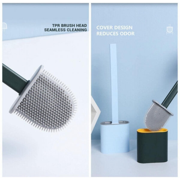 Nadstar Toilet Brush Silicone With Holder 6655
