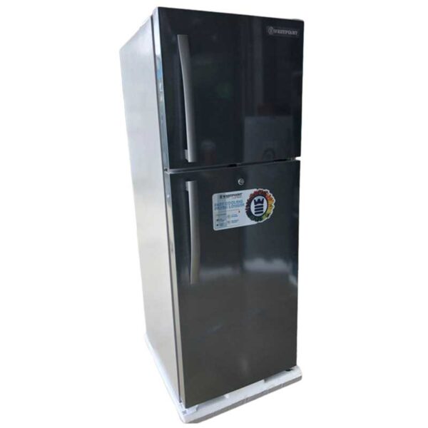 Westpoint Refrigerator 314L No Frost Glass Shelves 2 Doors Dark Inox Wnmn-3522.Ez