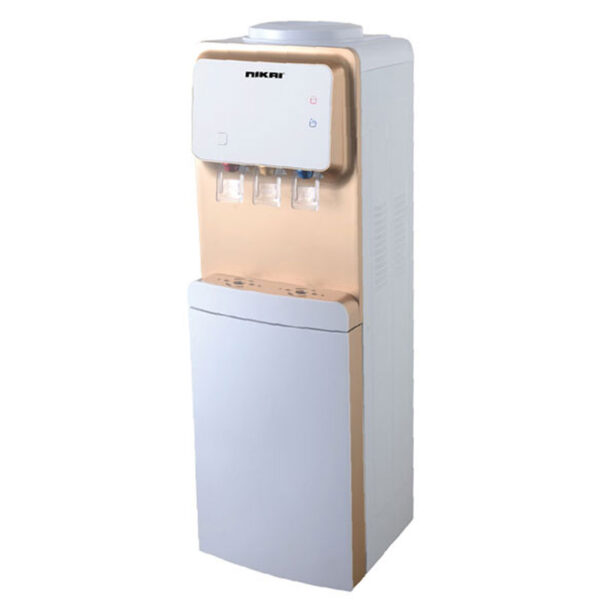Nikai Water Dispenser 3 Taps With Refrigerator Cabinet Triple Faucet Dispensing Removable Drip Tray Inner Stainless Steel Nwd1900R
