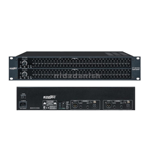 Kodtec High Quality Professional Audio Equalizer Double Kt-2031Eq