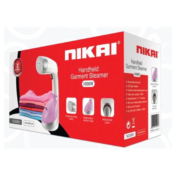 Nikai Garment Steamer Hand Held 1000W Ngs88H