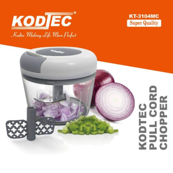 Kodtec Multi Chopper 870Ml Pull Cord Kt-3104Mc