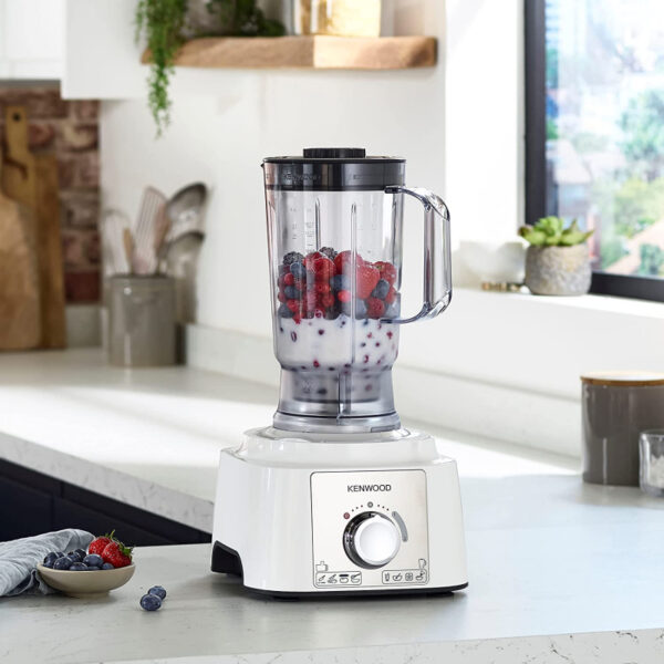 Kenwood Food Processor 1000W Multi-Functional With 3 Stainless Steel Disks Blender Grinder Mill Juicer Extractor Whisk Dough Maker Citrus Juicer Fdp65.750Wh