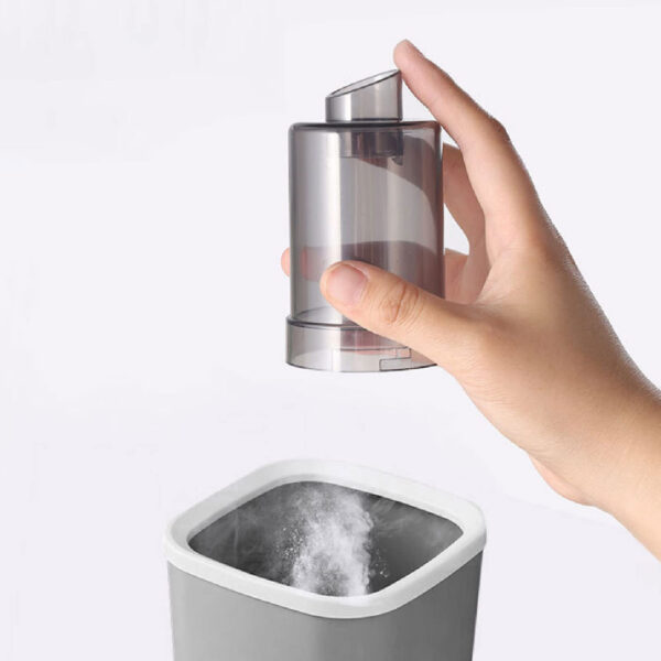 Mini Handheld Vacuum Cleaner Automatic Rechargeable For Dust Dirt For Daily Use White