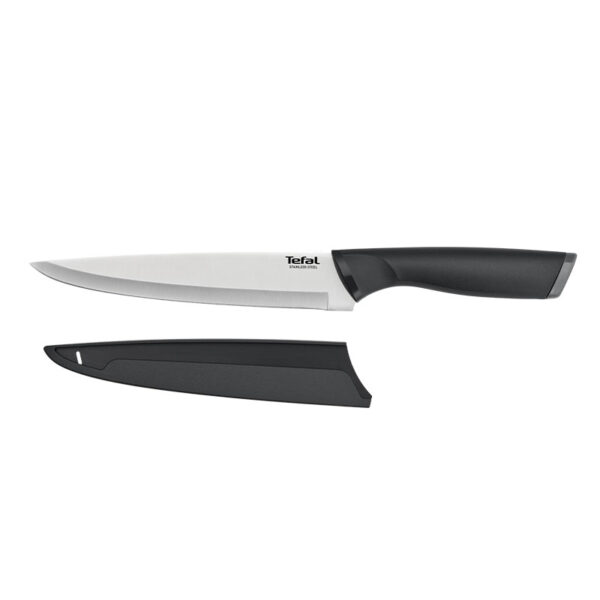 Tefal Comfort Slicing Knife 20Cm Ideal For Slicing &Amp; Chopping All Types Of Food High Performance Stainless Steel K2213704