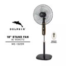 Dolphin Stand Fan 18'' with Remote ME-1922R