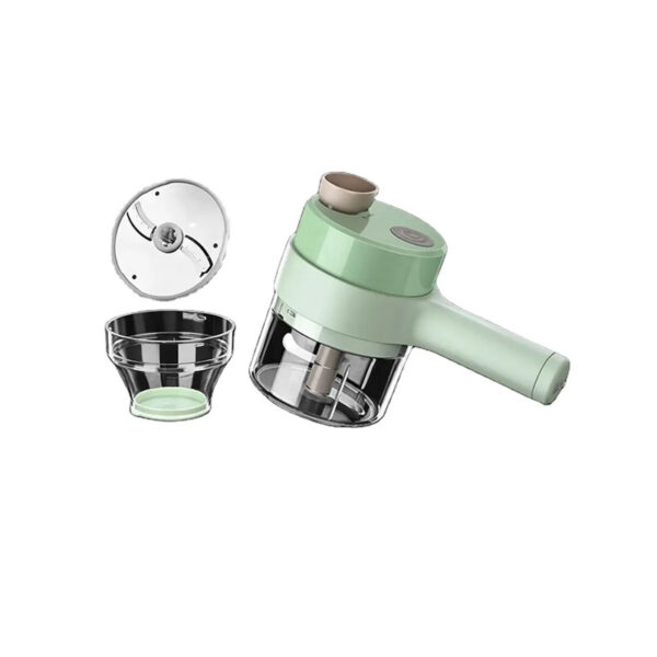 Handheld Mini Electric Food Chopper 4In1 Vegetable Cutter Chopper Food Slicer