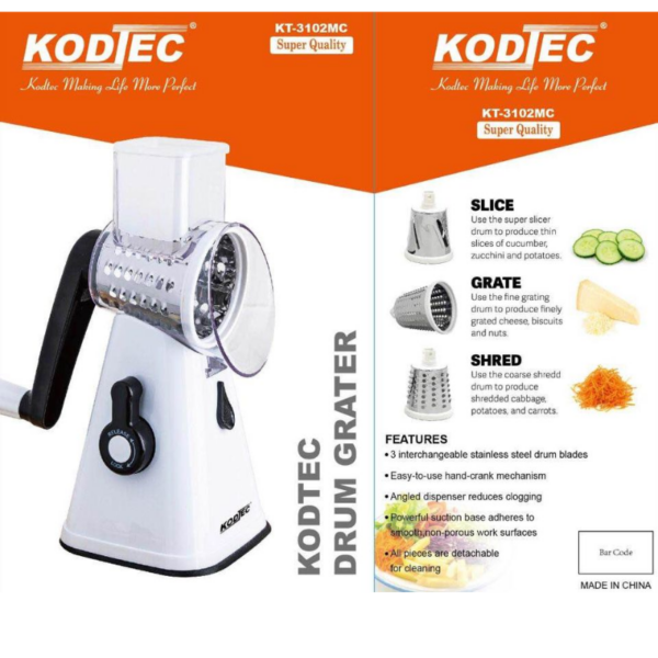 Kodtec Multi Chopper Drum Grater Kt-3102Mc