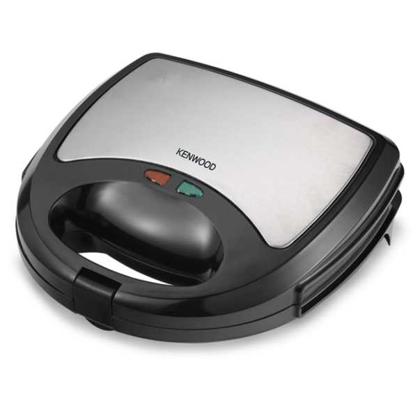 Kenwood Sandwich Maker 3 In 1 Sandwich Grill/Griddle Waffle Dual Plate Press For Toasties Easy To Use &Amp; Clean Non-Stick Plates Compact Size Bread Toaster Smm01.A0Bk