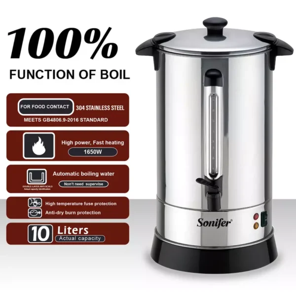 Sonifer Water Boiler 15L Temperature Control 15L Sf-2074