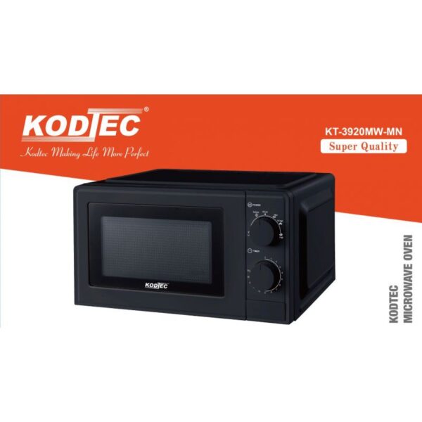 Kodtec Microwave 20L 700W Solo Manual 6 Power Levels Kt-3920Mw-Mn