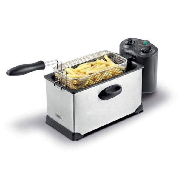 Kenwood Deep Fryer 3L 2000W With View Window And Stainless Steel Lid For Home Kitchen Dfm50.000Ss