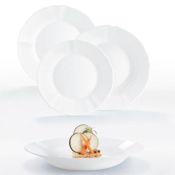 Luminarc Louis Xv Dinner Plate 24Cm V0724 6Pcs Set