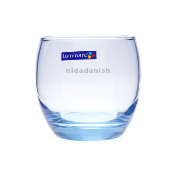 Luminarc Salto Solid Color Old Fashion Tumbler 6Pcs 32Cl/320Ml Ice Blue J1584