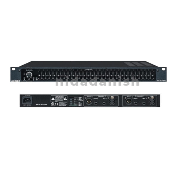 Kodtec High Quality Professional  Audio Equalizer Single Kt-2015Eq