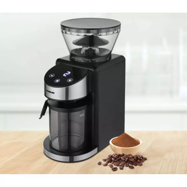 Nikai Coffee Grinder 200W Die Cast Aluminum Alloy Boiler High Pressure Function Turbo Ac Motor • Conical Burr Ncg747D