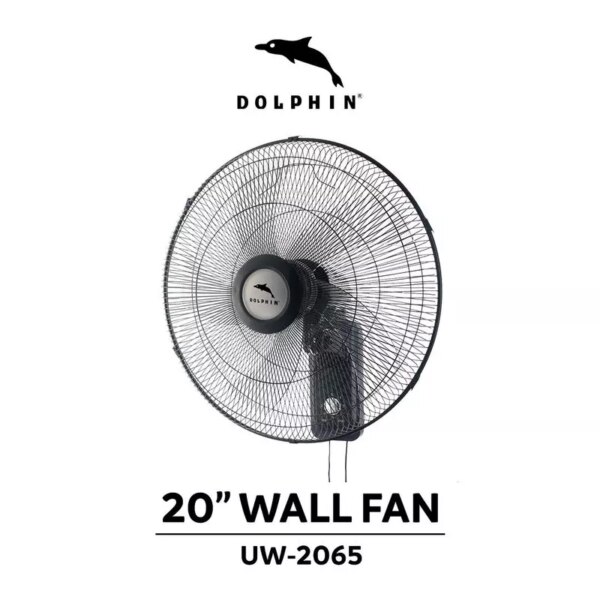 Dolphin Wall Fan 20'' 5 Blades 3 Speeds Uw-2065