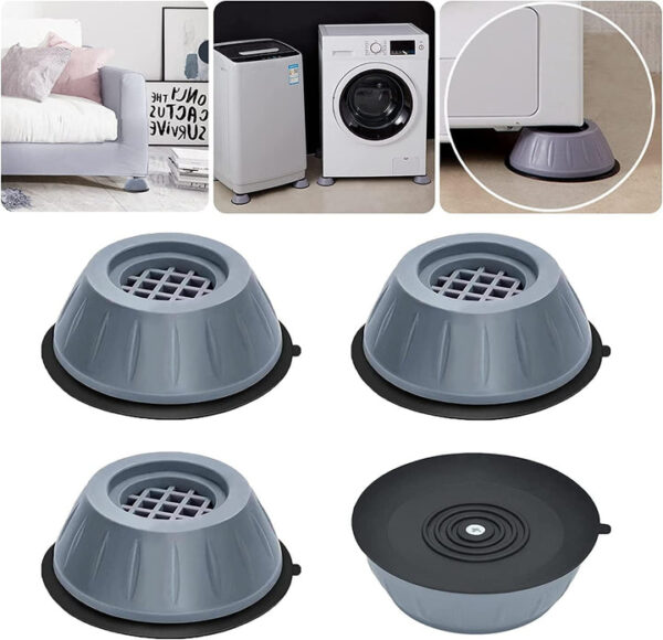 Shock Pad Anti Vibration Washing Machine Support Pads 4Pcs Set