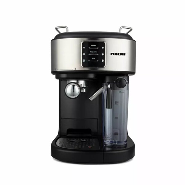 Nikai Coffee Maker 1250W For Making Espresso Cappuccino &Amp; Latte - Coffee Machine Detachable Milk Tank Water Tank Adjustable Drip Tray Nem530A