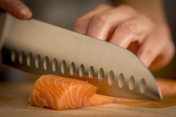 Tefal Comfort Santoku Knife 12Cm Ideal For Slicing &Amp; Chopping All Types Of Food High Performance Stainless Steel K2213604