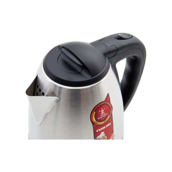 Nikai Electric Kettle 1.7L Stainless Steel 2200W With Filter And Boil Dry Protection With Auto-Shut Lid Nk420A