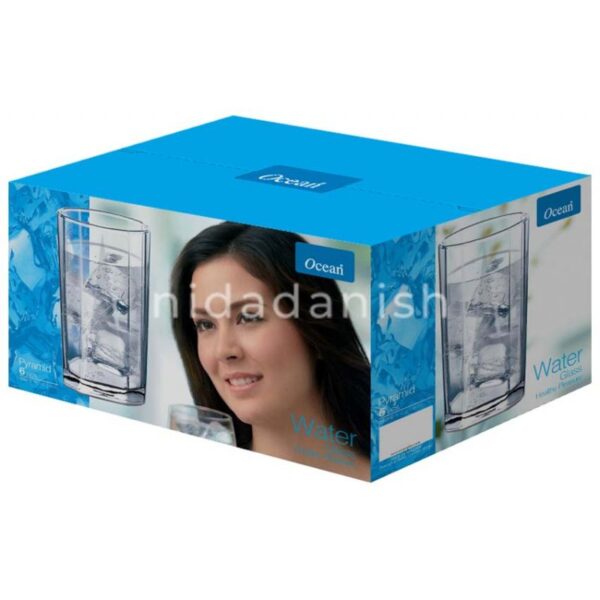 Ocean Glass 6Pcs Pyramid 300Ml 5B0231006G0000