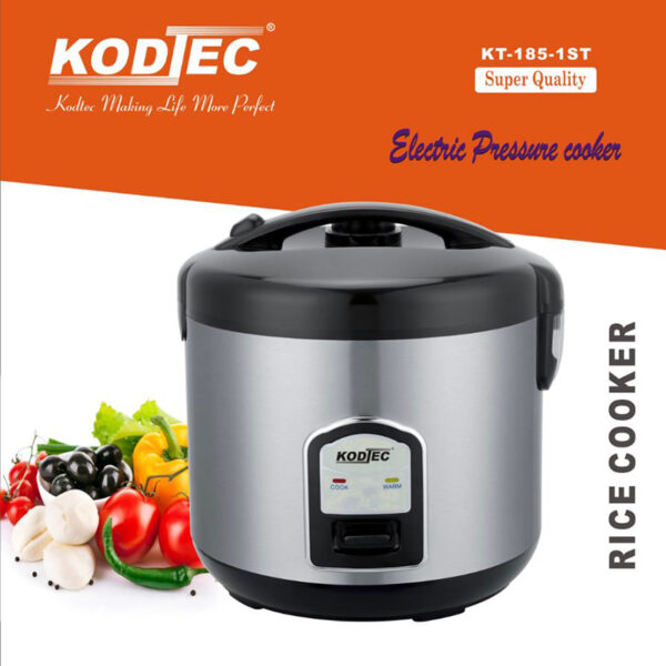 Kodtec Rice Cooker 1.8L Stainless 500W Kt-185-1St