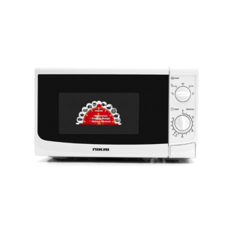 Nikai Microwave 20L 700W with Solo Manual 5 Power Levels Defrost Setting Cooking End Signal  Push Button Door NMO515N9A