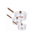 Nadstar Saucepan 3Pcs Set With Lid Smooth Wooden Handle 18-23 1x3