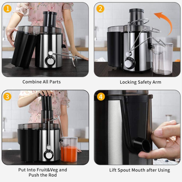 Kodtec Juice Extractor 400W 450Ml Kt-3005Jc