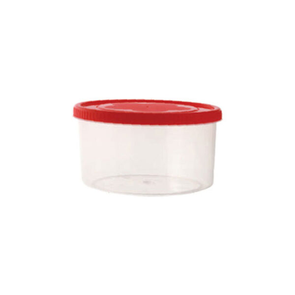 Cello Plastic Container Jar 500Ml Plain (Pack Of 12)
