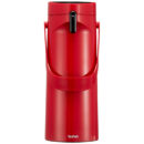 Tefal Pump Vacuum Jug Flask Ponza 1.9L Red Flask Insulated With Inner Glass K3140314