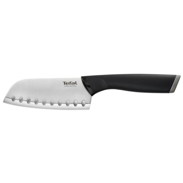 Tefal Comfort Santoku Knife 12Cm Ideal For Slicing &Amp; Chopping All Types Of Food High Performance Stainless Steel K2213604