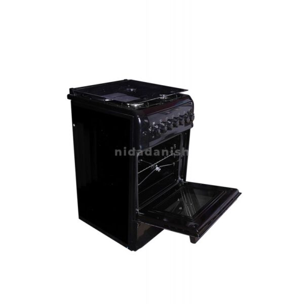 Westpoint Cooker 50X55Cm 2 Gas Burners 2 Electric Plates With Electric Oven &Amp; Grill Black Wcer5522E0N
