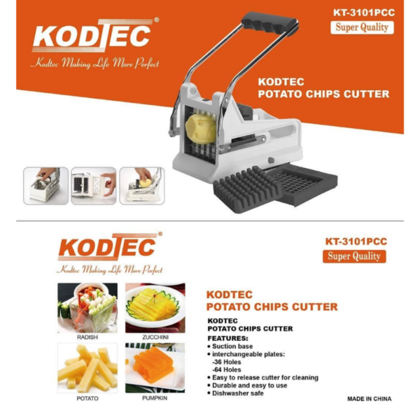 Kodtec Potato Chips Cutter With 36 Holes &Amp; 64 Holes Kt-3101Pcc