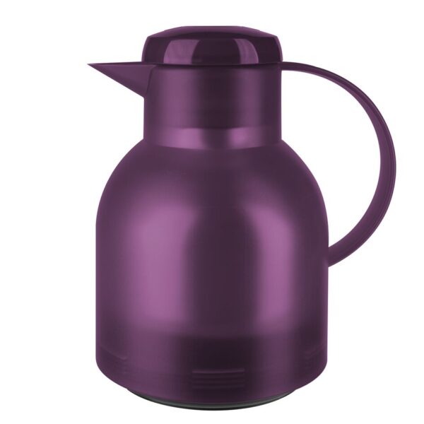 Tefal Samba Jug 1 Liter Aubergine Isothermal Jug Translucent Vacuum Flask Plastic-Polypropylenex (Pp) Glass Liner K3035312