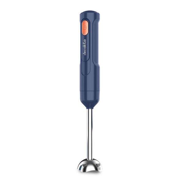 Decakila Hand Blender 60W Cordless 1500 Mah Lithium Battery 7.4V Rechargeable 2 Stainless Steel Blades Anti-Slip Feet Design Kmjb037L