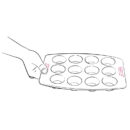 Tefal Easy Grip Baking Mold Cake Pan 12X25 CM Carbon Steel Easy Handling Large Handles Non-Stick Coating Easy Release Easy Cleaning Dark Grey J1625345
