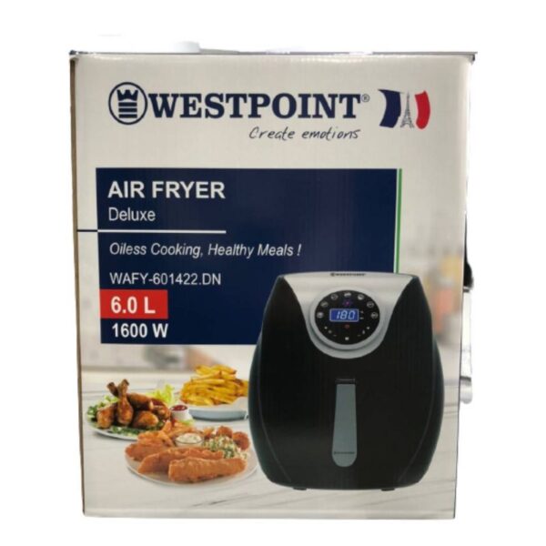 Westpoint Air Fryer With Digital Display 6.0L 1600W Wafy-601422.Dn
